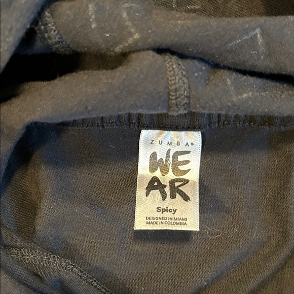 Zumba Fitness Black Sleeveless Hoodie - Picture 3 of 6